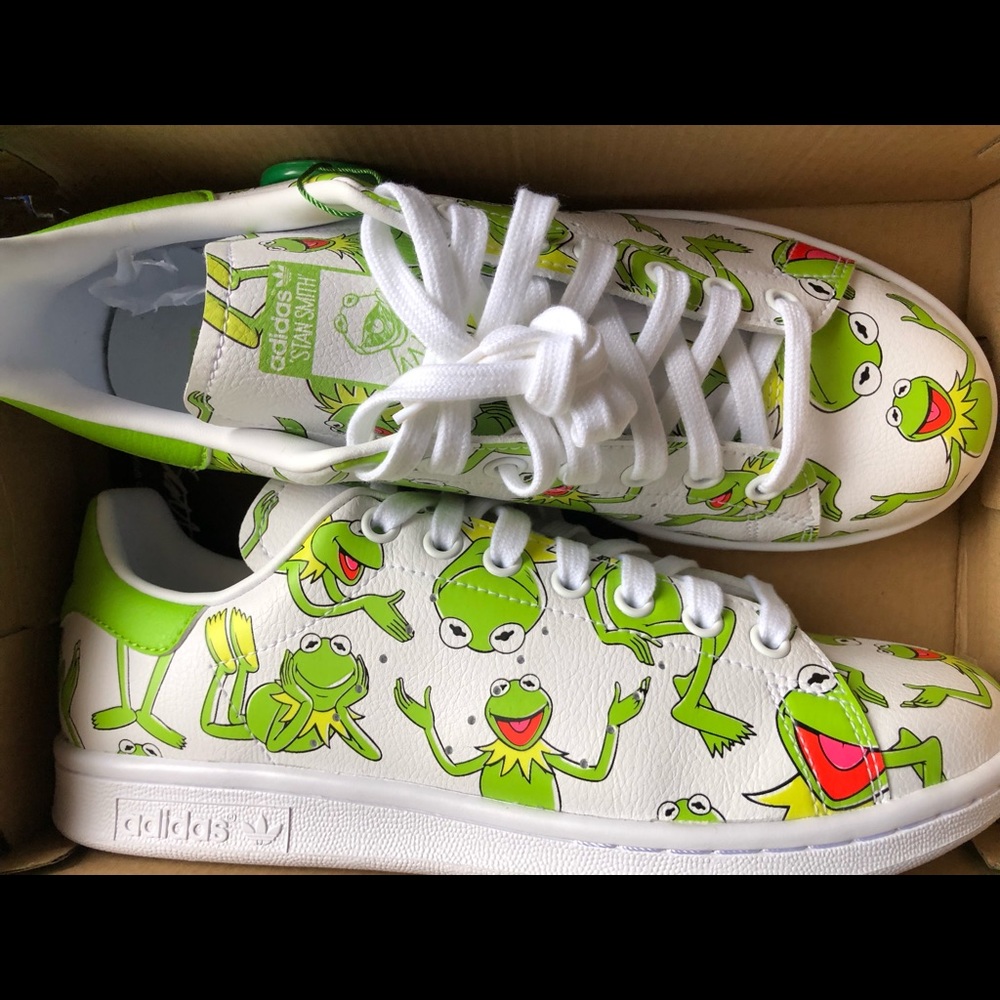 Stan Smith Kermit the Frog Sneakers- Mens size 7/Womens 9